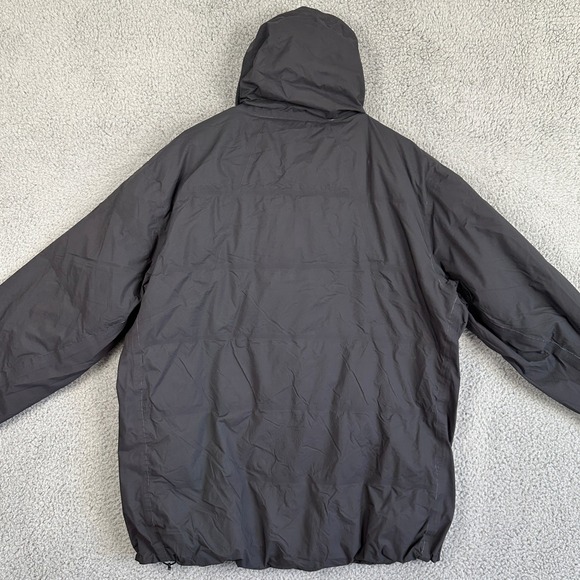 Sierra Designs Jacket Duck Down Mens XL Black Full Zip Hoodie Pocket Windbreaker - Picture 2 of 8